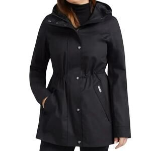 Hunter Rain Coat Jacket with Hood Brand New xsmall Extra Small Black